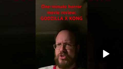 GODZILLA X KONG THE NEW EMPIRE One-minute horror movie review #movie #horrormoviereview #moviereview