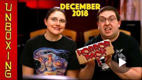 UNBOXING! Horror Pack December 2018 - Horror Movie Subscription Box - Blu Rays