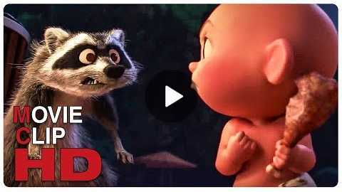 Jack Jack Vs Raccoon - Fight Scene | INCREDIBLES 2 (2018) Movie CLIP HD