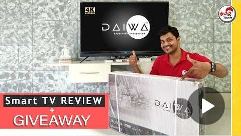 DAIWA 49' 4K UHD ANDROID SMART TV REVIEW + Giveaway | Tamil Tech
