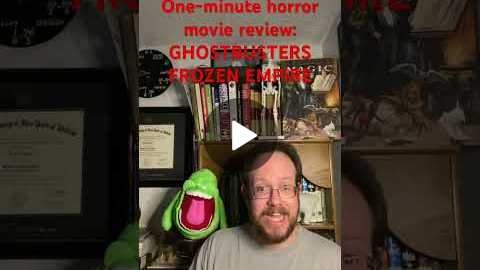 GHOSTBUSTERS: FROZEN EMPIRE One-minute horror movie review #movie #horrormoviereview #moviereview
