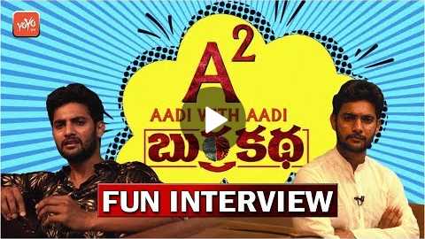 Hero Aadi Burrakatha Movie Comedy Interview | Aadi with Aadi | Dual Role | Latest Movie | YOYO TV