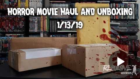 Horror Movie Haul/Unboxing 1-13-19
