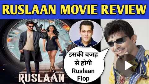 Ruslaan Movie Review | KRK | #krkreview #Ruslaan #AayushSharma #SalmanKhan #RuslaanMovie #krk