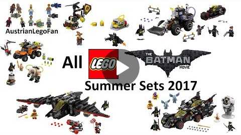 All Lego Batman Movie Summer Sets 2017 - Lego Speed Build Review