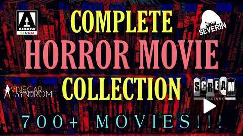 My Complete Horror Movie Collection 2019! OVER 700+ TITLES! (Blu-Rays, 4Ks, DVDs)